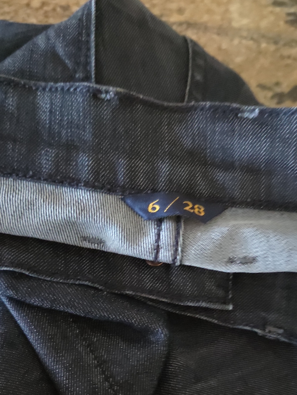 Women's Dark Blue Denim Jeans - Size 6/28
